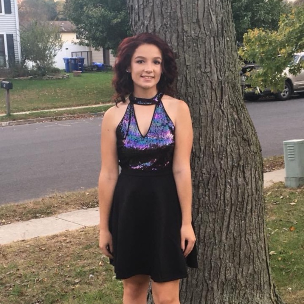 black dress Francescas